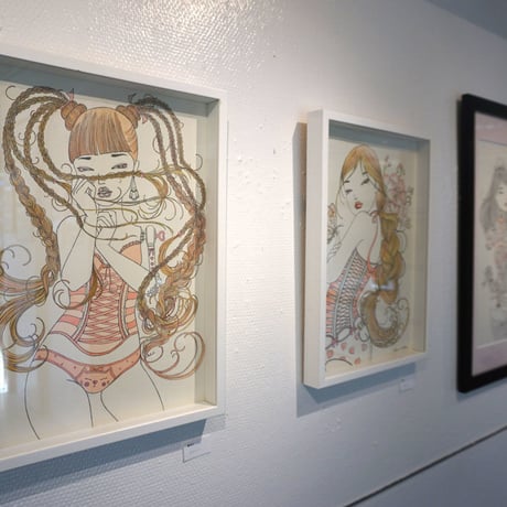 須川まきこ「舞毛Ⅱ」原画 sugawa makiko