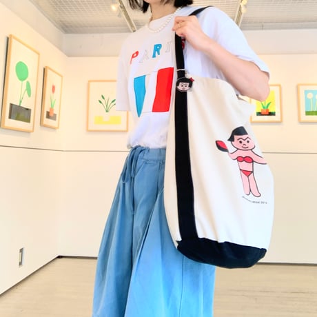安西水丸グッズ「ミミコBAG」