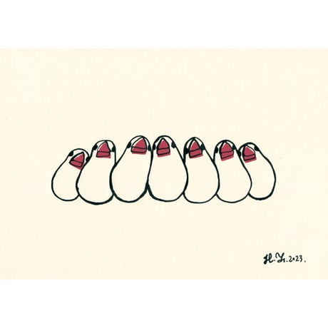 山田博之「深夜のあんドーナツ」原画 hiroyuki yamada