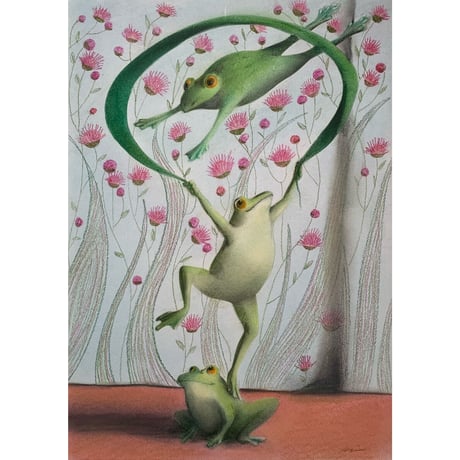 松本圭以子「アクロバット」原画作品