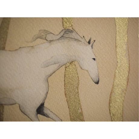 ミヤギユカリ「駆ける」原画