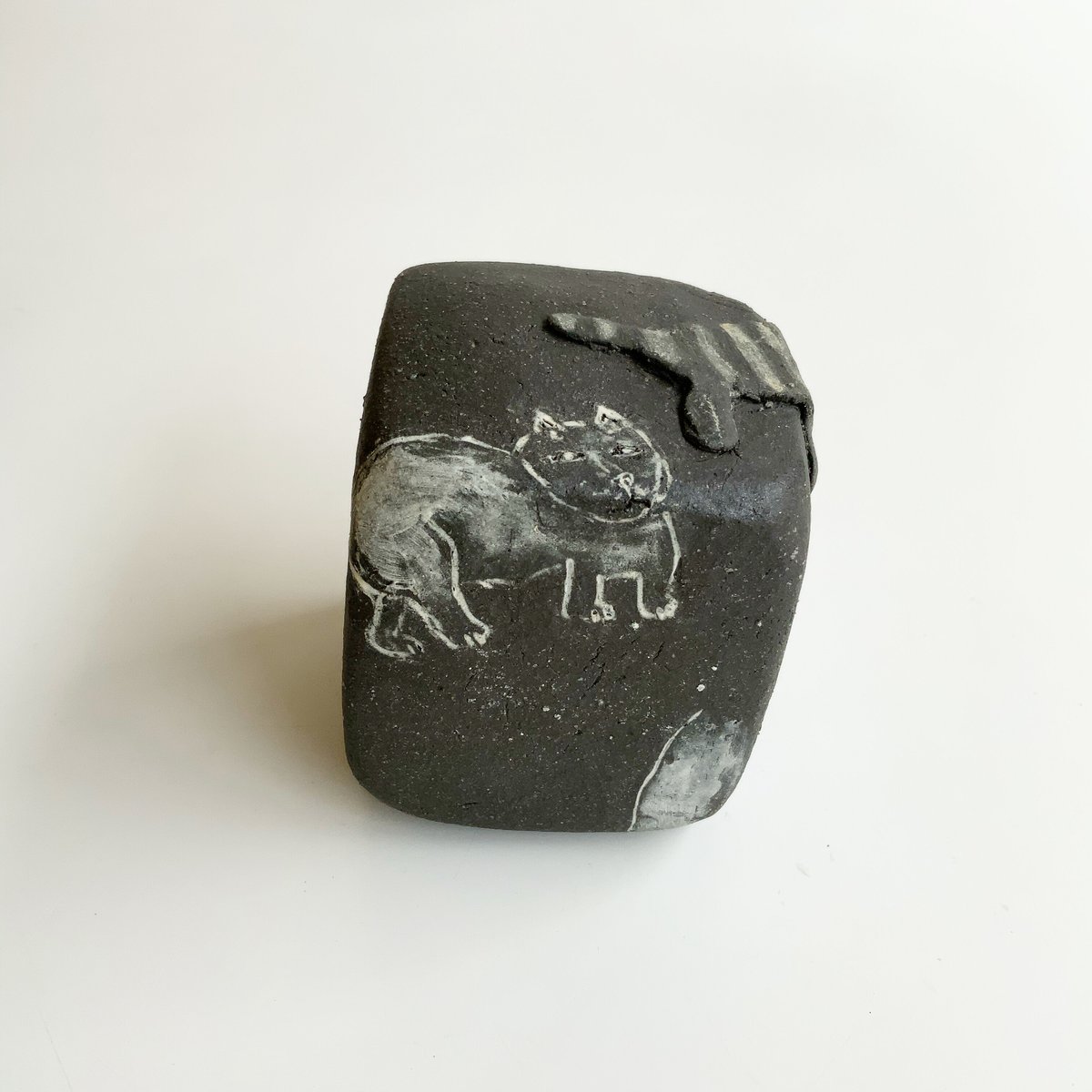 越智香住 オブジェ 陶 天使 越智香住 「ねこと天使」 | SPACE YUI