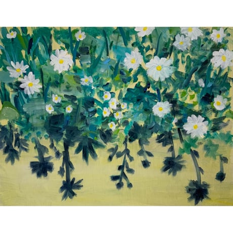 小池アミイゴ「只見の花」原画