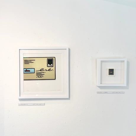 OTA Minami「ゆらりとせまる レンズの奥の月 」版画