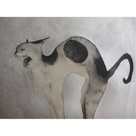 ミヤギユカリ「あくび」原画