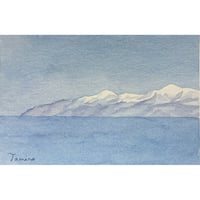 民野宏之 「空・雲・海①」原画