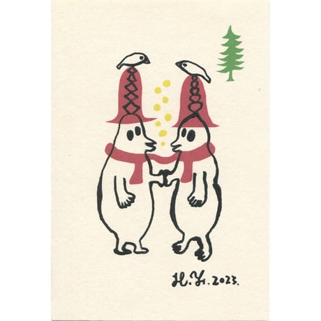山田博之「スカンジナビア半島説」原画 hiroyuki yamada