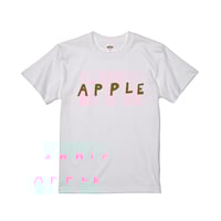 安西水丸Tシャツ「APPLE」  柄