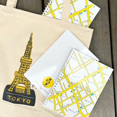 安西水丸グッズ「東京タワーBAG」
