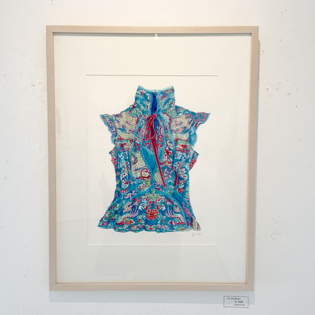 門川洋子「YSL-Silk Blouse」（原画）