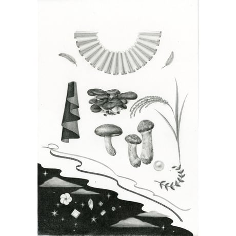 河井いづみ「秋の女王」  izumi kawai  原画