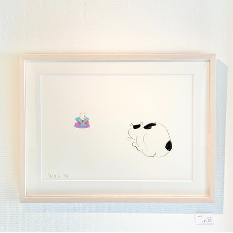 南伸坊「お正月」版画