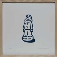 OTA Minami「ドローイング  ピエロのフェーヴ」版画