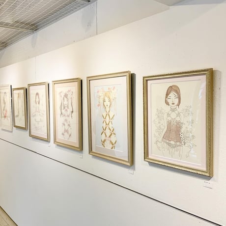 須川まきこ「休日」原画 sugawa makiko