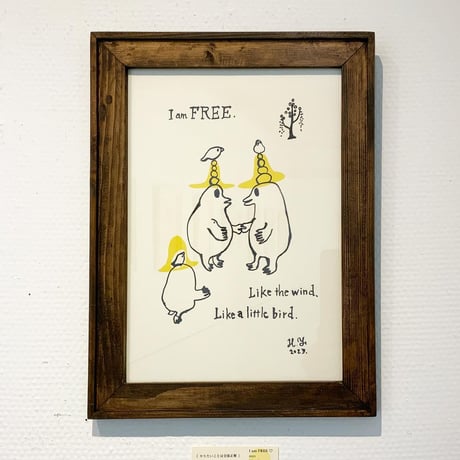 山田博之「やりたいことは　全部正解」原画 hiroyuki yamada
