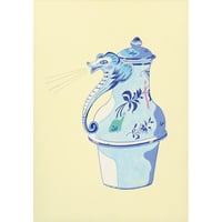 田村セツコ 原画「わたしのお家作っちゃった」直筆イラスト サイン入り 額装入り 田村セツコ 原画「わたしのお家作っちゃった」直筆イラスト サイン入り