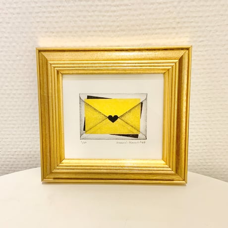 河井いづみ「Love Letter Ⅳ」リトグラフ