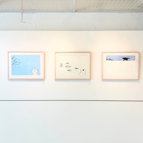 南伸坊「おにはそと」版画