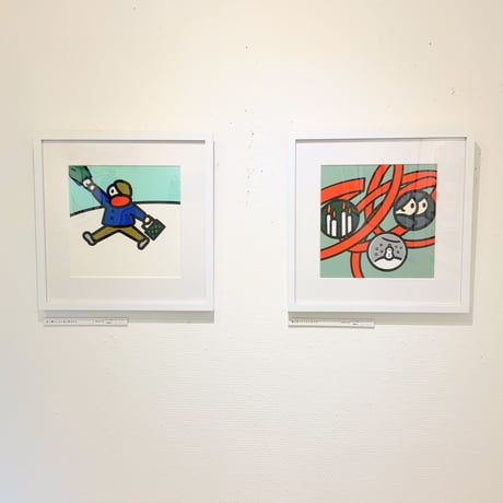OTA Minami「春を待っているときの冬」版画