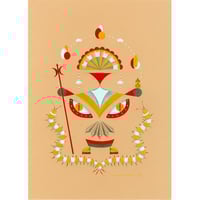 荻原美里　postcard_BOX &「レースフラワー」ジクレー ヴィンテージ 通販家具・インテリア - 荻原美里 postcard_BOX