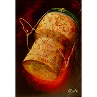 星野哲朗「コルク栓シャンパーニュ」原画作品