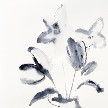 手島加江「みあげれば」（原画）tejima kae