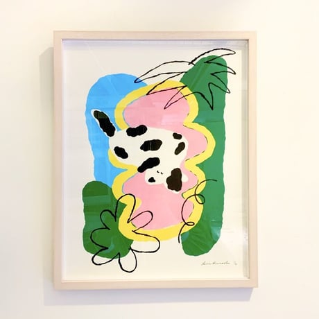 黒田愛里「AFTERNOON NAP」ジークレー版画