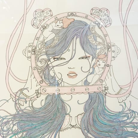須川まきこ「found it!」原画 sugawa makiko