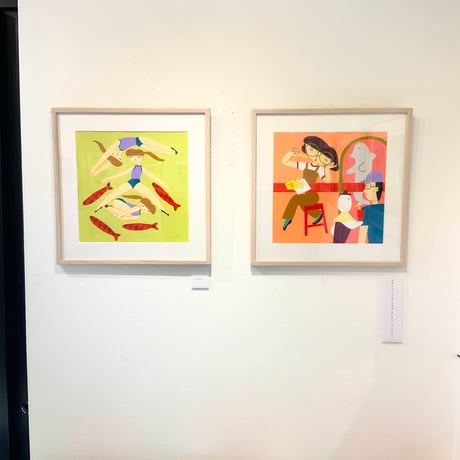 丸山一葉「こういうかんじ」原画作品