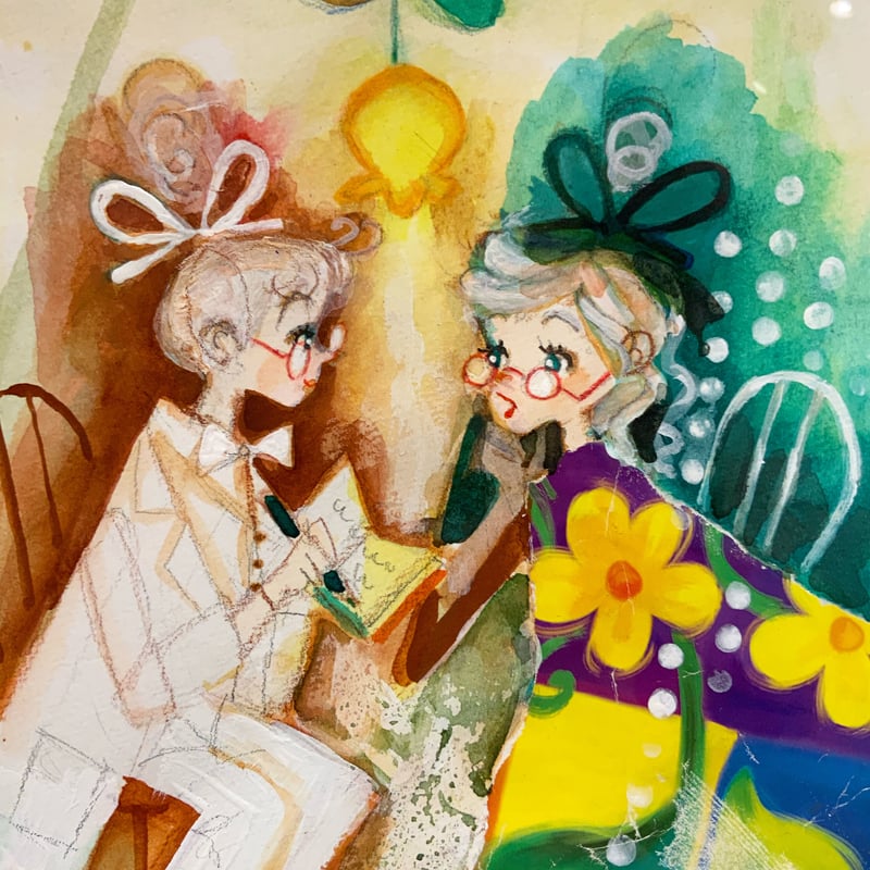 田村セツコ「どうされましたか？」原画 tamura setsuko | SPACE YUI