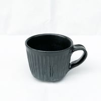 高橋春夫「黒釉マグカップ」