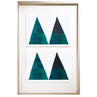 森 学「green 2」版画