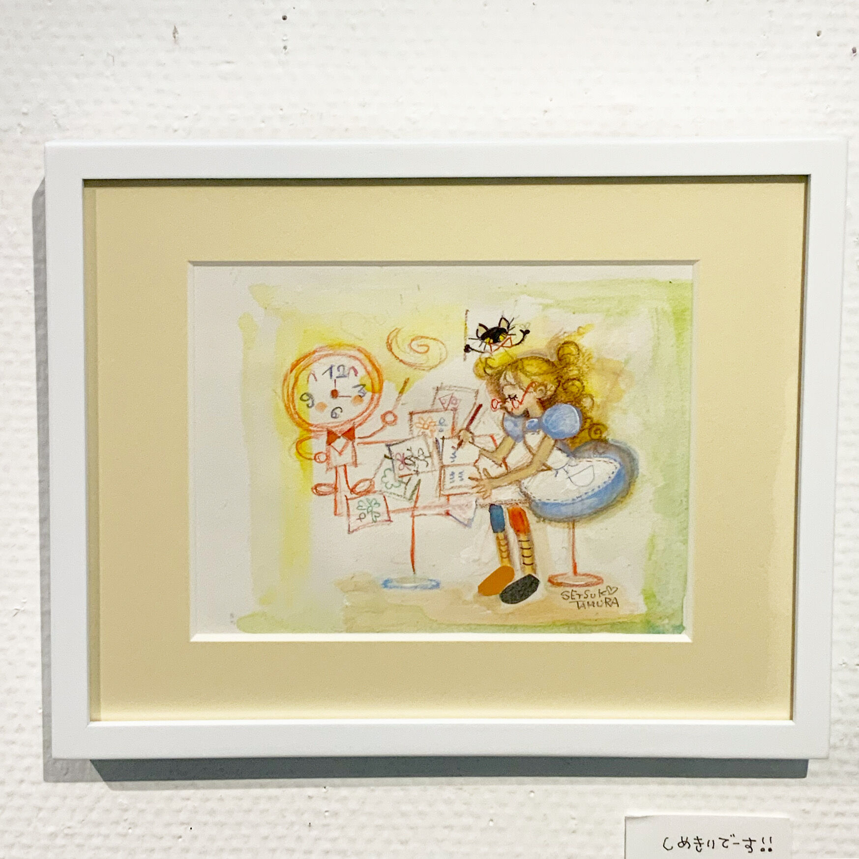 昭和　少女　レトロ　田村セツコ　直筆原画 昭和 少女 レトロ 田村セツコ 直筆原画 昭和 少女 レトロ 田村セツコ