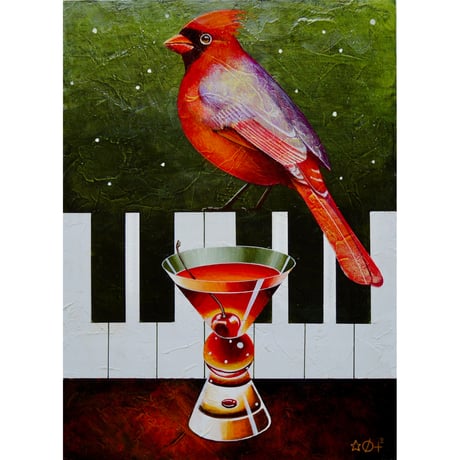 星野哲朗「jazz bar」原画作品