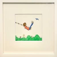 杉田比呂美「ブランコ」原画作品
