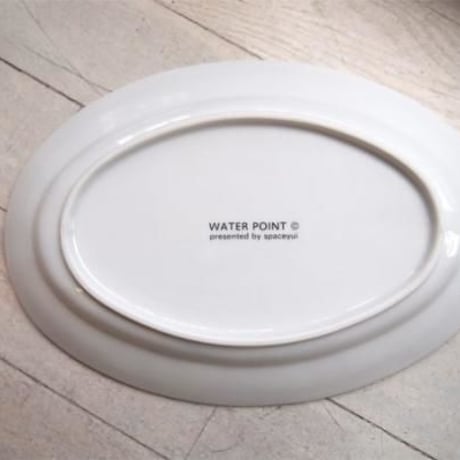 安西水丸グッズ「water point カレー皿」