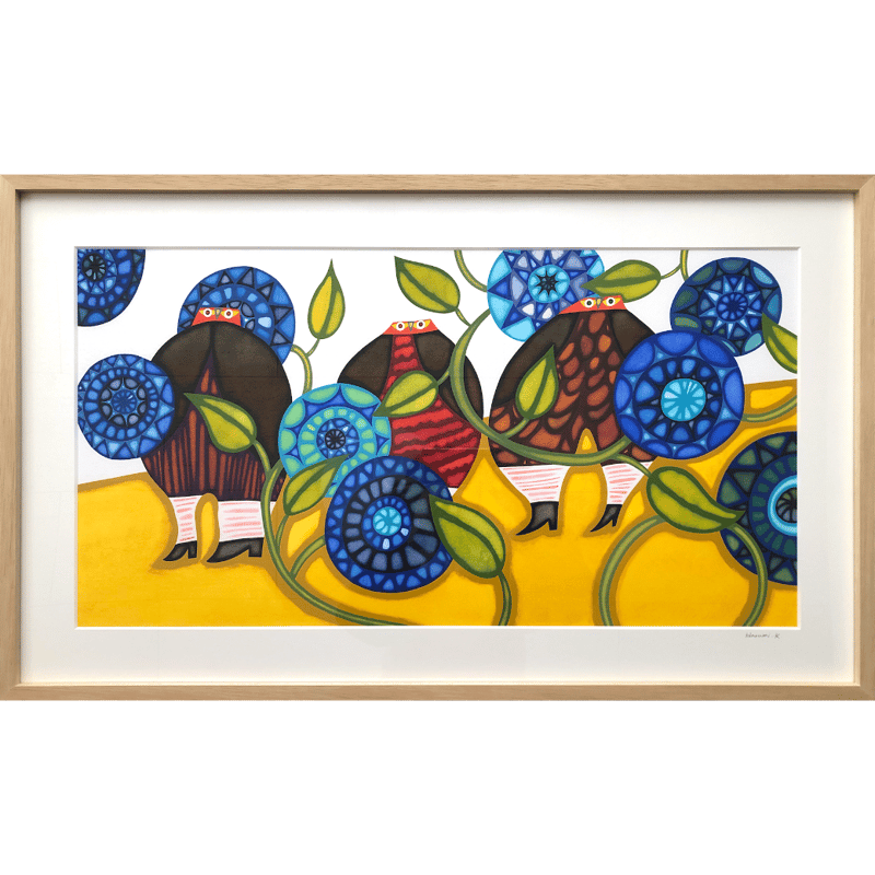 ジブリアート3 崖の上のポニョより「坂の上の湊町」25cm×34cm額装 ジブリアート3 崖の上のポニョより「坂の上の湊町」25cm×34cm