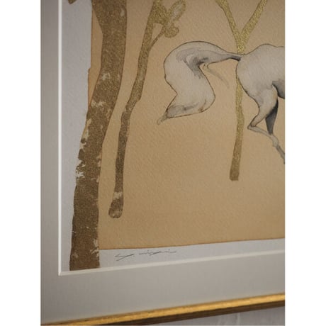 ミヤギユカリ「駆ける」原画