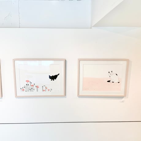 南伸坊「ヒナゲシ」版画