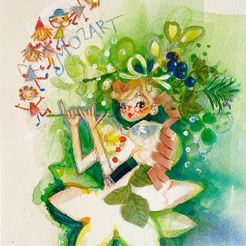 田村セツコ「魔法使いの曲なんです」原画 tamura setsuko | SPACE YUI