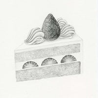 河井いづみ「好きなもの、ショートケーキ」  izumi kawai  原画