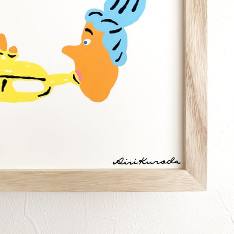 黒田愛里「TRUMPET GIRL」原画作品