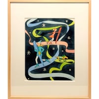 杉田比呂美「スケート」原画作品