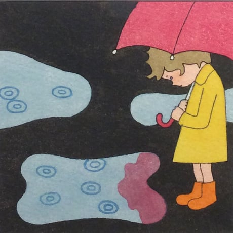 杉田比呂美「わっかがたくさん」原画作品