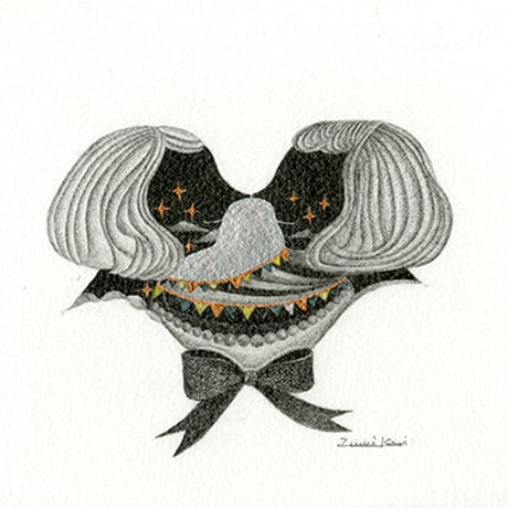 河井いづみ「ふたご座Ⅰ（星座）」  izumi kawai  原画