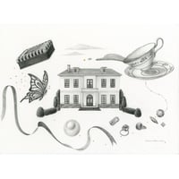 河井いづみ「ある屋敷の栄光」  izumi kawai  原画