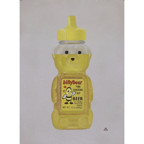 チカツタケオ「billybeer bear」原画  chikatsu takeo