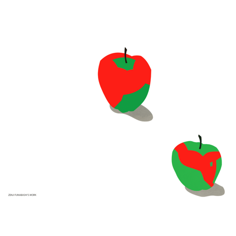 舟橋全二「林檎」Zenji Funabashi「apple」