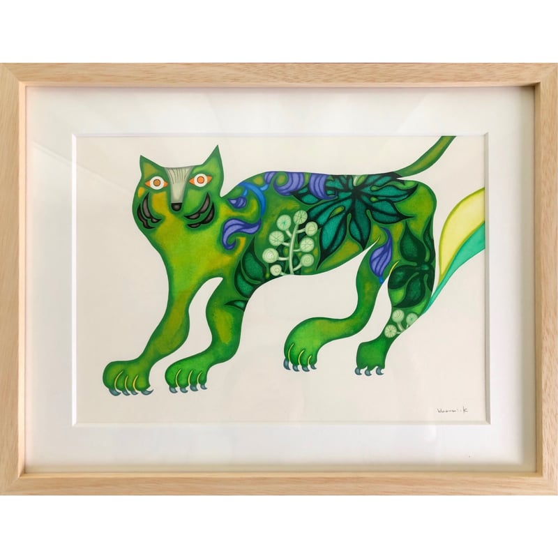木村晴美「ヤツデの虎 - 光 -」原画 | SPACE YUI online shop