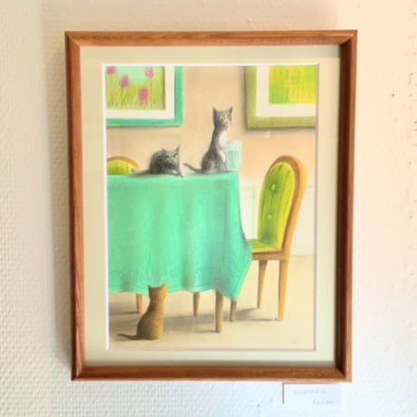 松本圭以子「もう止められないよ。」原画作品